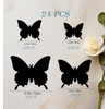Butterfly Wall Decor, 24 PCS 3D Butterflies Stickers，Art Decor Wall