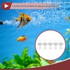 HEROFFIX Pack of 5 Aquarium Plastic Hose Connectors 5/32 Inch