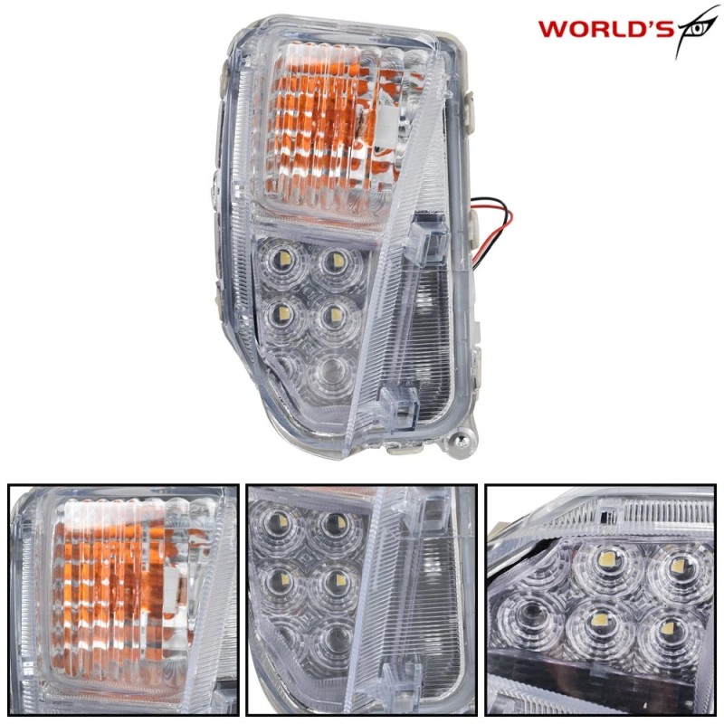 SEBLAFF For Toyota Prius 2012-2015 Front Bumper Fog Lamp Signal