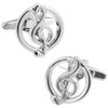 ト音記号 サークル カフス カフスボタン カフリンクス n01922