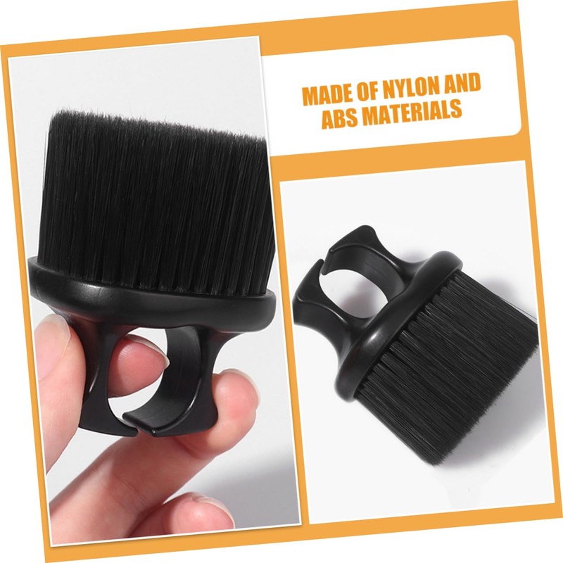 VICASKY 2 Pcs Barber Accessories Knuckle Beard Grooming Brush Retro
