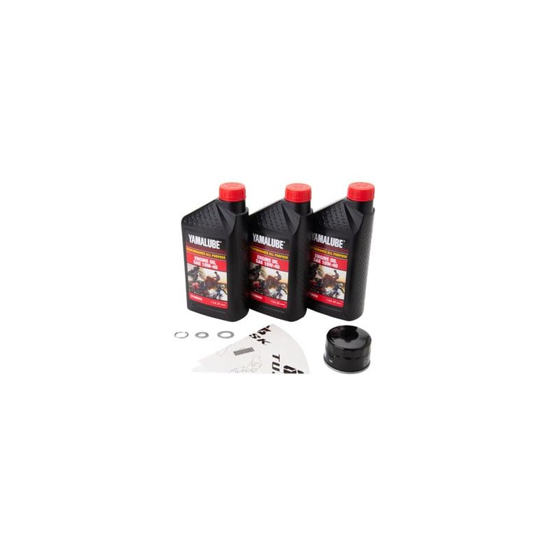 TUSK 4-Stroke Oil Change Kit Yamalube All Purpose 10W-40 Compatible