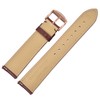 Quick Release Genuine Leather Watch Strap 20 mm Brown Replacement