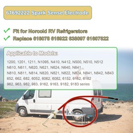 ATEEfaee Upgrade 61692222 Spark Sense Electrode Compatible with Norcold RV Refrigerators Replace 61692222MC 616078 616922 638097 61607822 Igniter Electrode