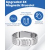 Jeracol Magnetic Bracelets Men,3X Ultra Strength Magnets with Unique Folding