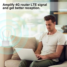 WLAN Antenna, 10dBi 4G LTE Antenna with RP-SMA Connector Network Antenna for WLAN Router Wireless Network Card USB Adapter Security IP Camera Video Surveillance Monitor