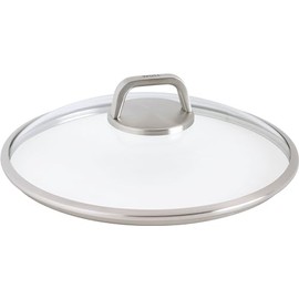 Woll Diamond Lite Pro Tempered Glass Lid with Stainless Steel Rim and Vented Lid Knob, 8-Inch