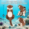OUOZZZ 18.5" Otter Stuffed Animal 5-in-1 Otter Plush Toy for