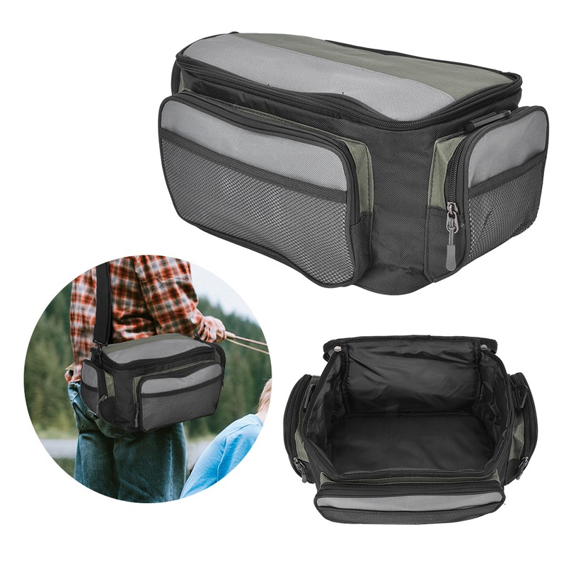 600D Oxford Fabric Square Waterproof High Capacity Outdoor Single Shoulder