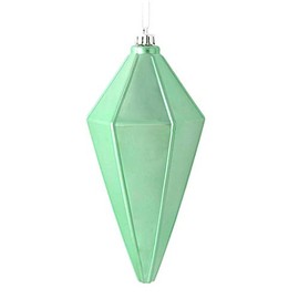 Vickerman 542415-7" Seafoam Green Shiny Lantern Christmas Tree Ornament (4 pack) (M183044S)