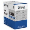 Cmple - Cat6 Cable 1000ft Bulk Lan Ethernet Cat 6