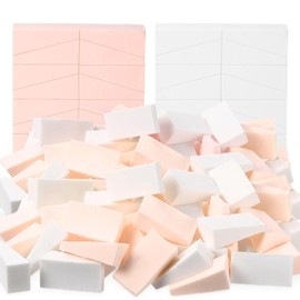 50 PCS Makeup Sponge Blender, Face Sponges, Small Wedge Shaped Powder Puff for Liquid, Cream, Foundation, Loose Setting Powder