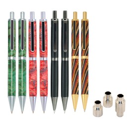 Penn State Industries PKPENXFREE Slimline Pro Gel Writer Click Pen Kit Starter Package Woodturning Project