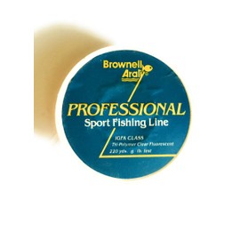 Brownell Araty Professional Sport Fishing line-220 yds. -6 Ib.Test/Tri-Polymer Clear Fluorescent
