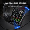 BOMGE M12 USB Audio Interface, 2-Channel Mixer, XLR/3.5mm Input, 48V