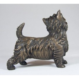 Westie Bronze Dog Sculpture of West Highland Terrier Breed, By Oliver Tupton Ideal Dog Owners Gift Idea