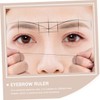 Healvian 3sets Eyebrow Ruler Drawing Tool Kit Makeup Auxiliary Ruler