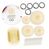 FOMIYES Donut Hair Bun Maker Set for Women Lightweight Sponge