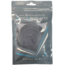NODC Wide Cotton Shoelaces Shoelaces, 47.2 inches (120 cm), 55.1 inches (140 cm), 63.0 inches (160 cm), Vintage Cotton, Flat Laces, navy