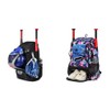 AIXXCUVQ Baseball Backpack with Shoe Compartments and Wet Pockets Lightweight