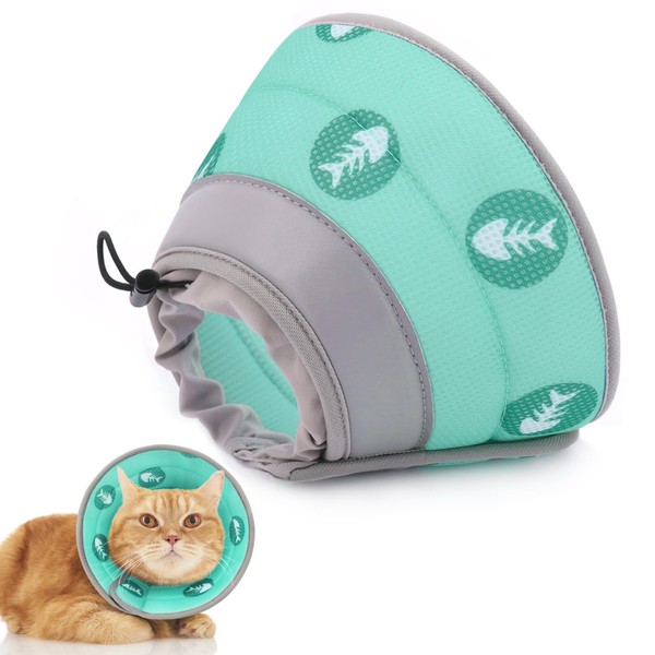 Supet Cat Cone Collar Soft to Stop Licking After Surgery,