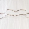 Yitre Mosquitera Plegable de Poliéster, Cortina de Cama Redonda de