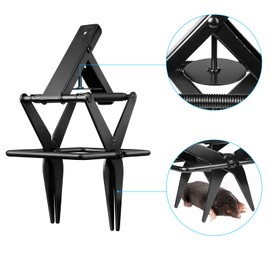 2 Pack Mole Trap, Mole Traps That Kill Best,Mole Killer Easy to Set, Mole Traps for Lawns,Mole Trap Scissor Metal Gopher Trap Large (Black)