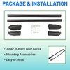 KUAFU Roof Rack Side Rails Compatible with 2009-2015 Honda Pilot