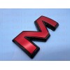 Auto Front GMC Red Black OVERLAY Emblem Badge Fit 2023+