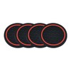 4PCS Car Cup Holder Coasters - 2.75 Inch Non-Slip Insert