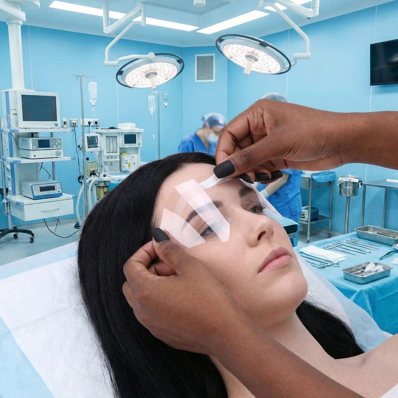 10 Pcs Eye Shield After Surgery – Transparent Plastic Face