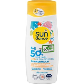 SUNDANCE Set of 2 Sun Protection Kids Med Ultra Sensitive SPF 50+ (200 ml) + Aprés Balm Sensitive After Sun Moisturiser with Aloe Vera (200 ml), 400 ml