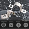RITUIPIO 2 Inch Pipe Strap Heavy Duty 2 Hole Strap