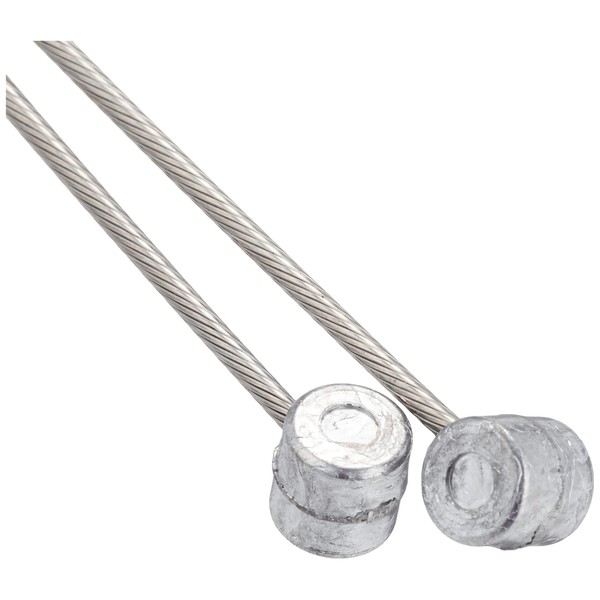 Nissen Cable Co., Ltd NI211 Slick Stainless Steel Inner for Brakes, MTB Front and Rear Set, 39.4 / 78.7 inches (1000 / 2000 mm) Stainless Steel
