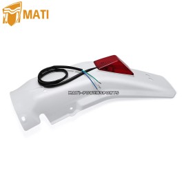 M MATI Rear Fender w/ Taillight For Honda XR250R XR250L XR350R XR600R XR650L Mud Guard