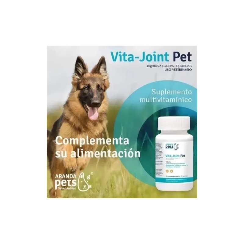 Vitajoint Pet Multivitamínico Condroprotector Para Perros
