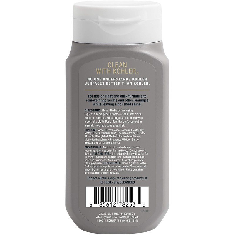 Kohler K-23736-NA Furniture Polish, 8 Fl Oz