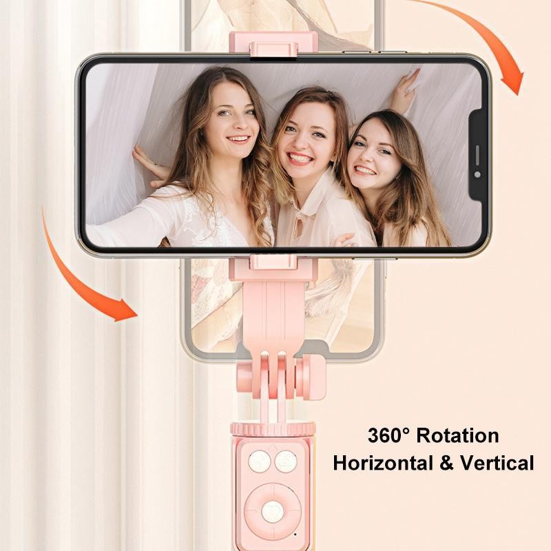 Multifunctional Selfie Stick, Retractable Phone Tripod with Lights, Selfie Stick