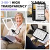 Large Hands Free Magnifying Glass with Light 50 Ultra-Bright LEDs