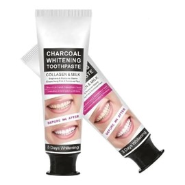 Kit 2 Aichun Charcoal Whitening Toothpaste - Pasta de Dientes Aclaradora