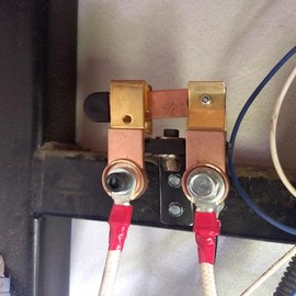 Side Post Knife Blade Master Switch, Ampper 12V / 24V Battery Disconnect Switch Isolator for Marine Car Boat RV ATV Vehicles (Kit)