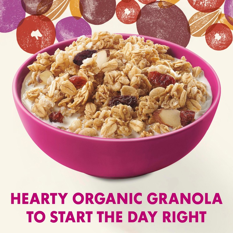 Cascadian Farm Organic Granola, Fruit and Nut Cereal, Resealable Pouch,