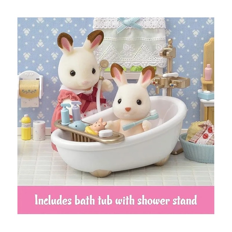 Set De Baño Campestre Brinquedo Sylvanian Families