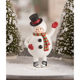 Bethany Lowe Designs TD0040 Sammy The Snowman, White, 6. In H X 3.5 In W X 3. In D