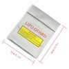 RLECS RC Lipo Safe Bag Fireproof Lipo Guard Silver Lithium