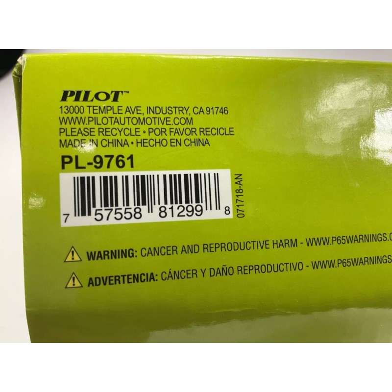 Pilot PL-9761 Universal License Plate 23.5" Wide Curved Combo Beam