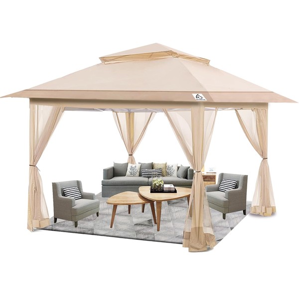 HEYTENT Gazebo 12'x12' Outdoor Gazebo, Pop Up Patio Gazebo with