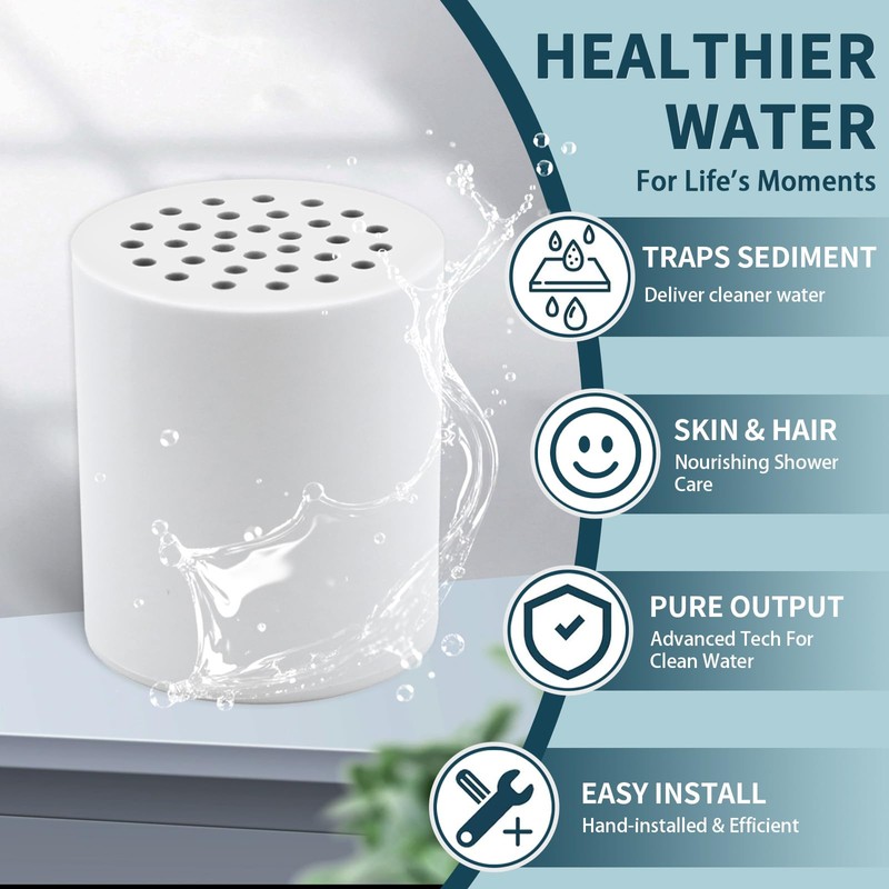 3Pcs Replacement Shower Filters Compatible with MDhair