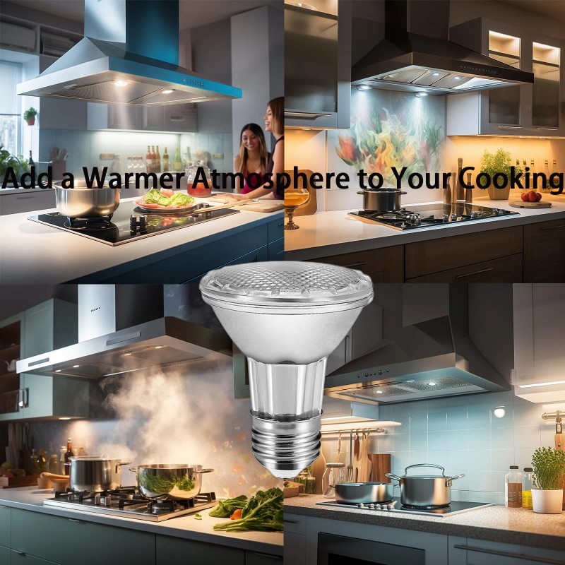 Drart PAR20 LED Range Hood Light Bulbs Under Hood 60W