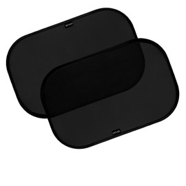 Car Window Shades for Baby 21” x 14” (2 Pack) Cling, Blocks 99.98% UVR, Sun Shade Blocker, Glare Shield Protection, Side Car Window Screens, Mesh Window Shades for Baby